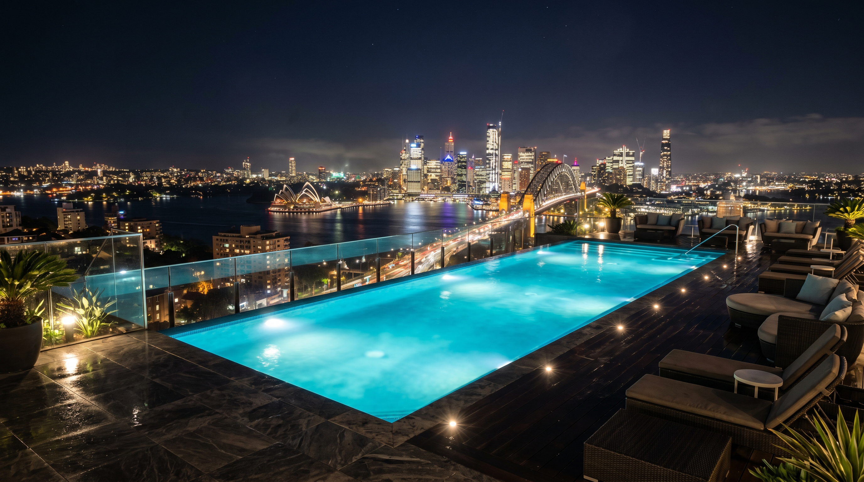 SkyCity Adelaide — luxury rooftop pool and city views