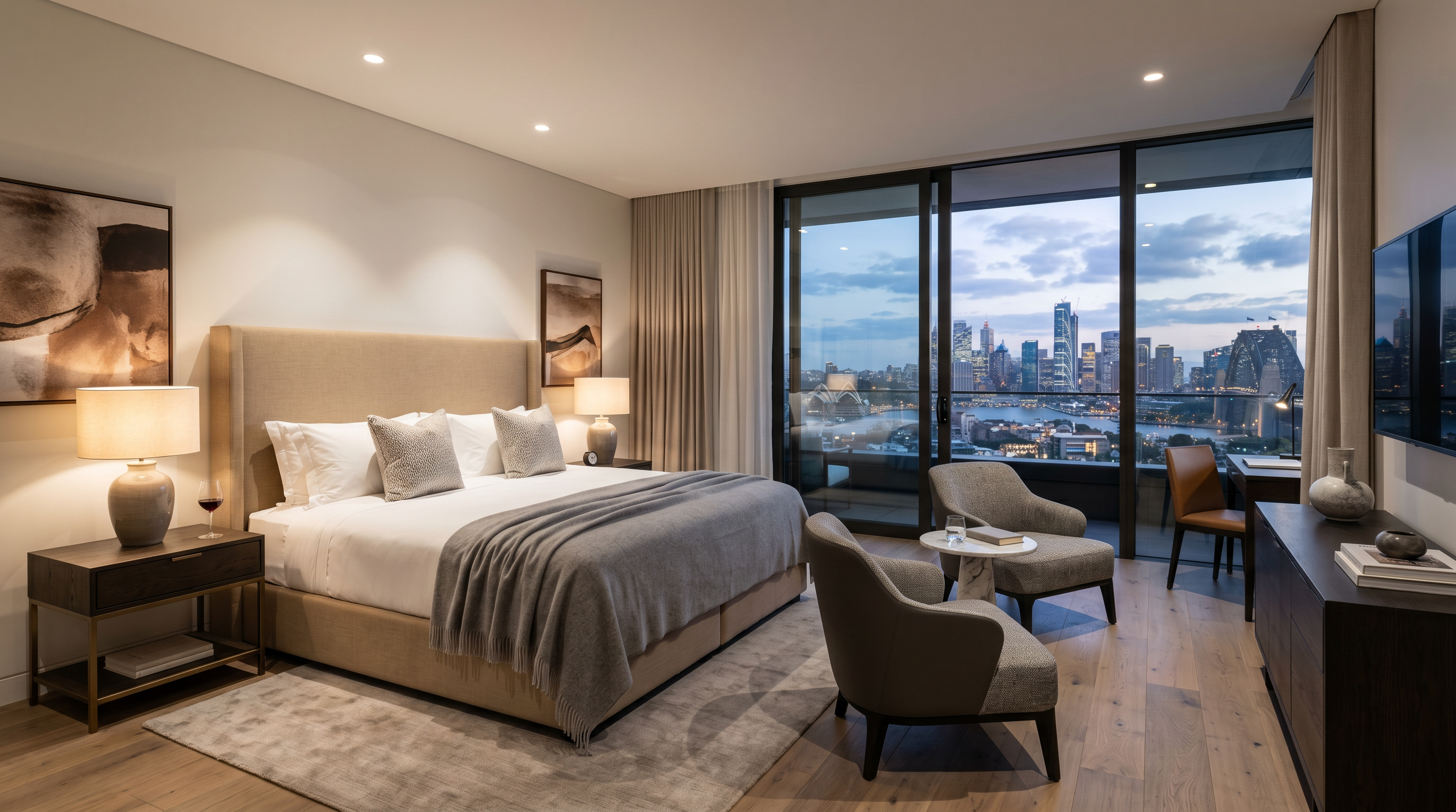 The Star Sydney — harbour-front luxury hotel suite